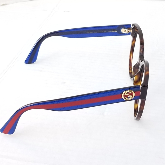 Amazing Gorgeous Authentic Gucci GG web Large Eyeglasses Frames - Picture 6 of 13
